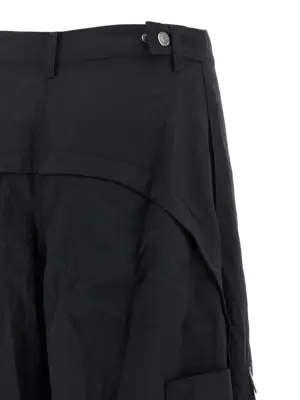 'Le Cargo Ovalo' pants 96% polyamide 4% polyurethane JACQUEMUS Black