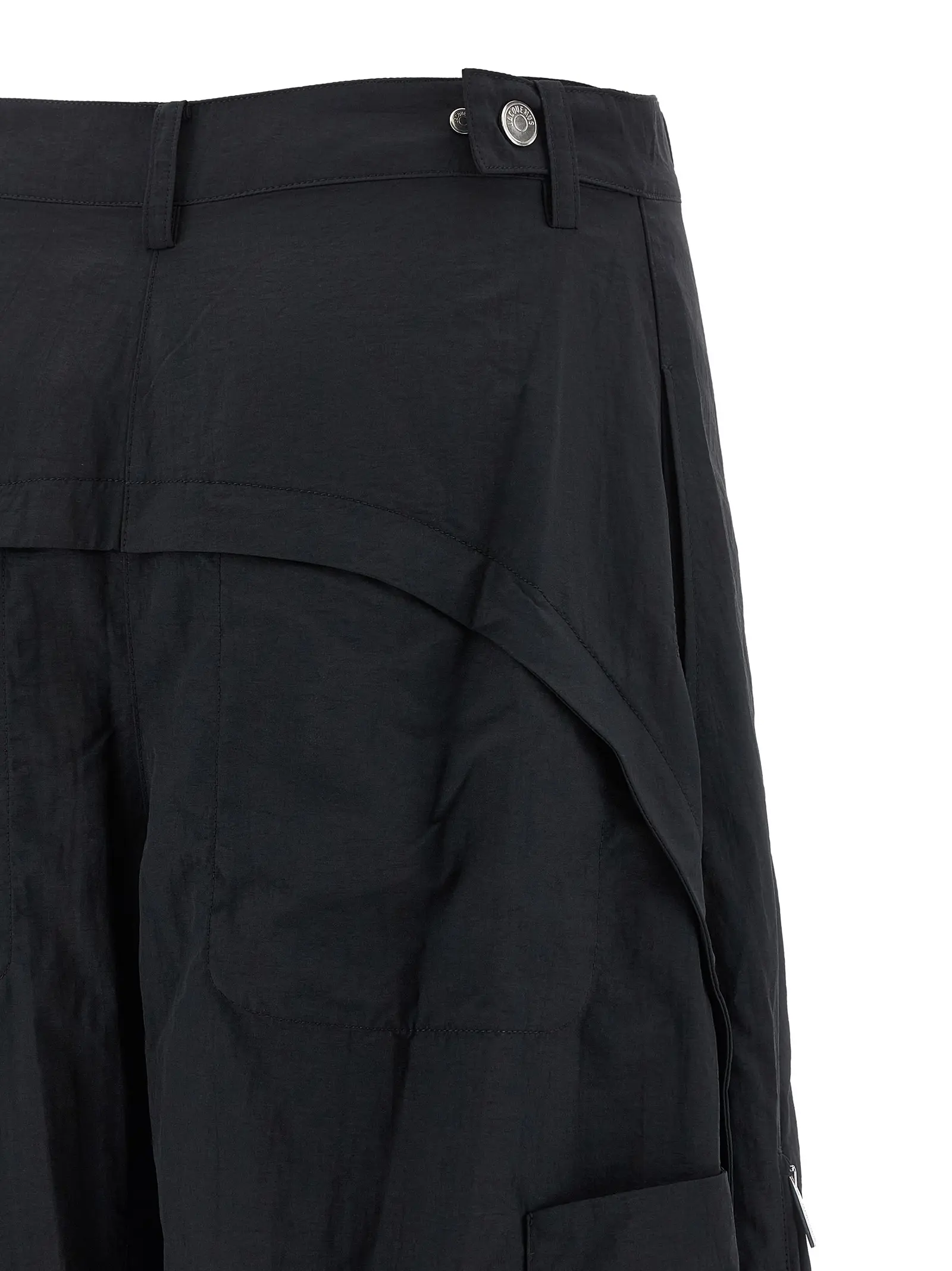 Штани Le Cargo Ovalo Jacquemus Чорні 4 'Le Cargo Ovalo' pants 96% polyamide 4% polyurethane JACQUEMUS Black