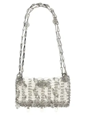 '1969 Nano Crystal Resin' shoulder bag PACO RABANNE Silver