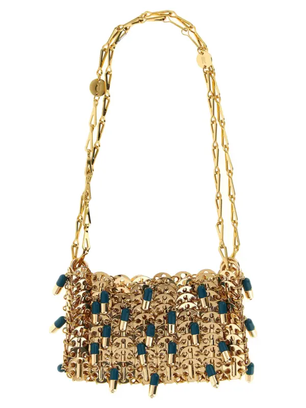 '1969 Nano Pils' shoulder bag PACO RABANNE Gold