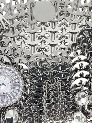 '1969 Nano Judy Blane' shoulder bag 70% brass 20% sst 10% ve PACO RABANNE Silver