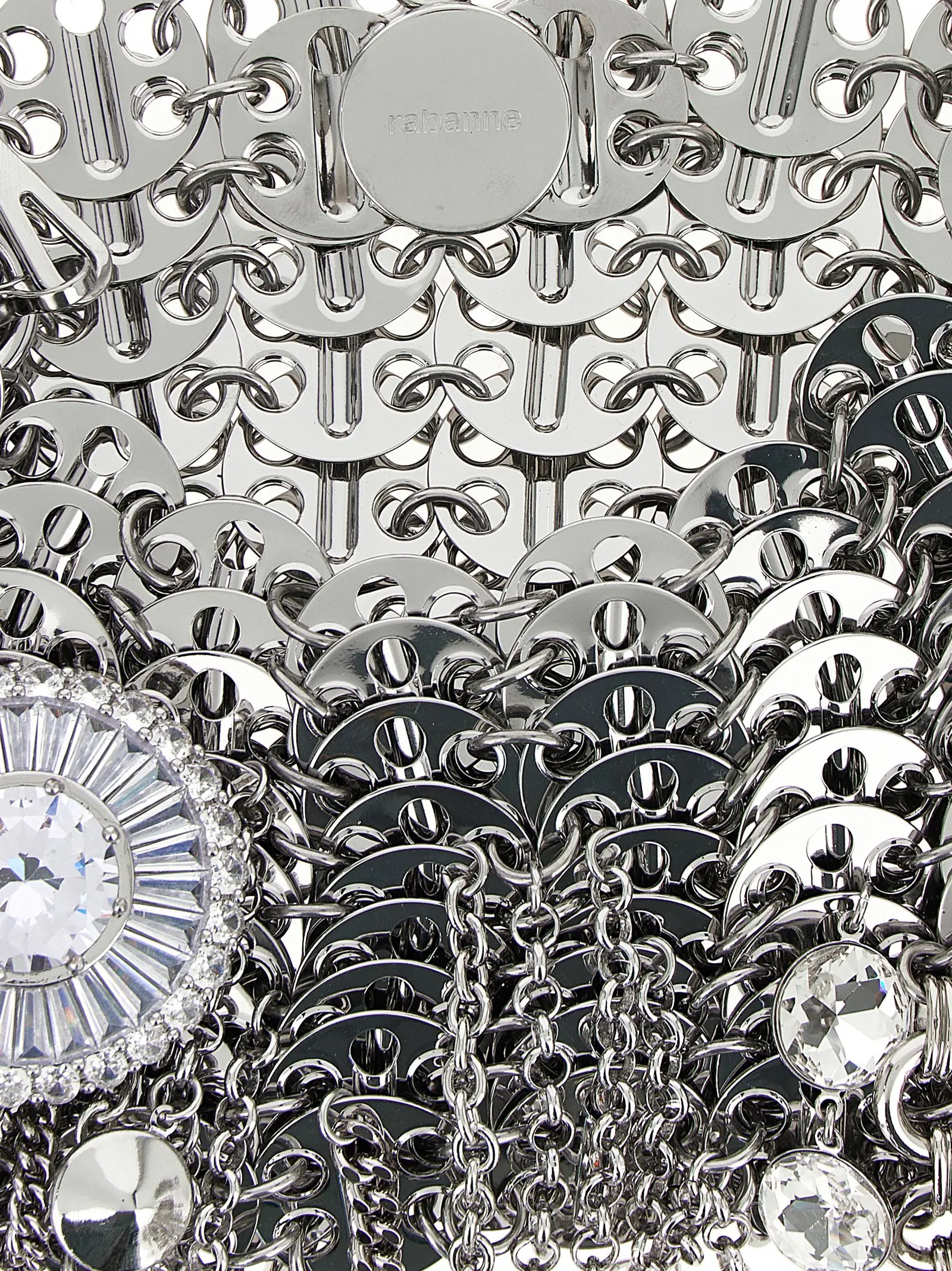 Сумка через плече 1969 Nano Judy Blane Paco Rabanne Срібна 4 '1969 Nano Judy Blane' shoulder bag 70% brass 20% sst 10% ve PACO RABANNE Silver