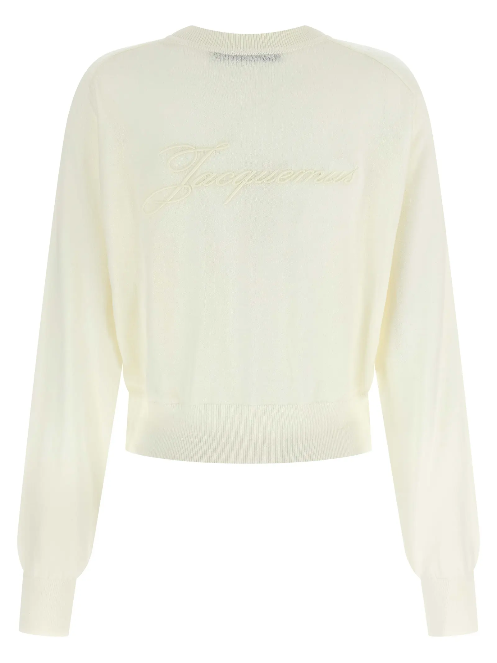 Светр Jacquemus Le Sweater Brodé Білий 2 'Le Sweater Brodé' sweater 25HSWW00632AK00299110 JACQUEMUS White