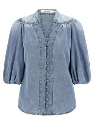 'Lucky' blouse ZIMMERMANN Light Blue