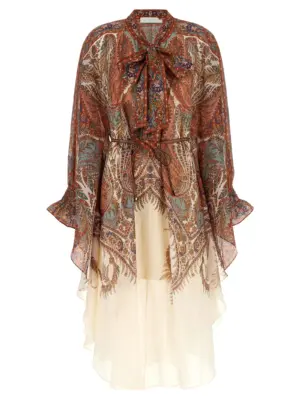 'Rhiannon' dress ZIMMERMANN Brown