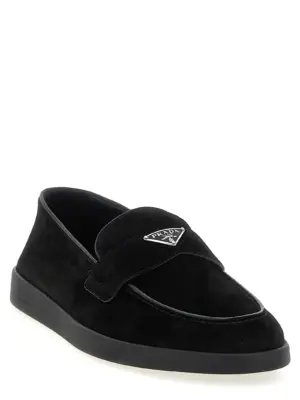 Suede loafers 2DG124FG001103F0002 PRADA Black