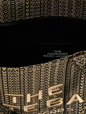 'The Monogram Jacquard Large Tote' shopping bag 60% cotton