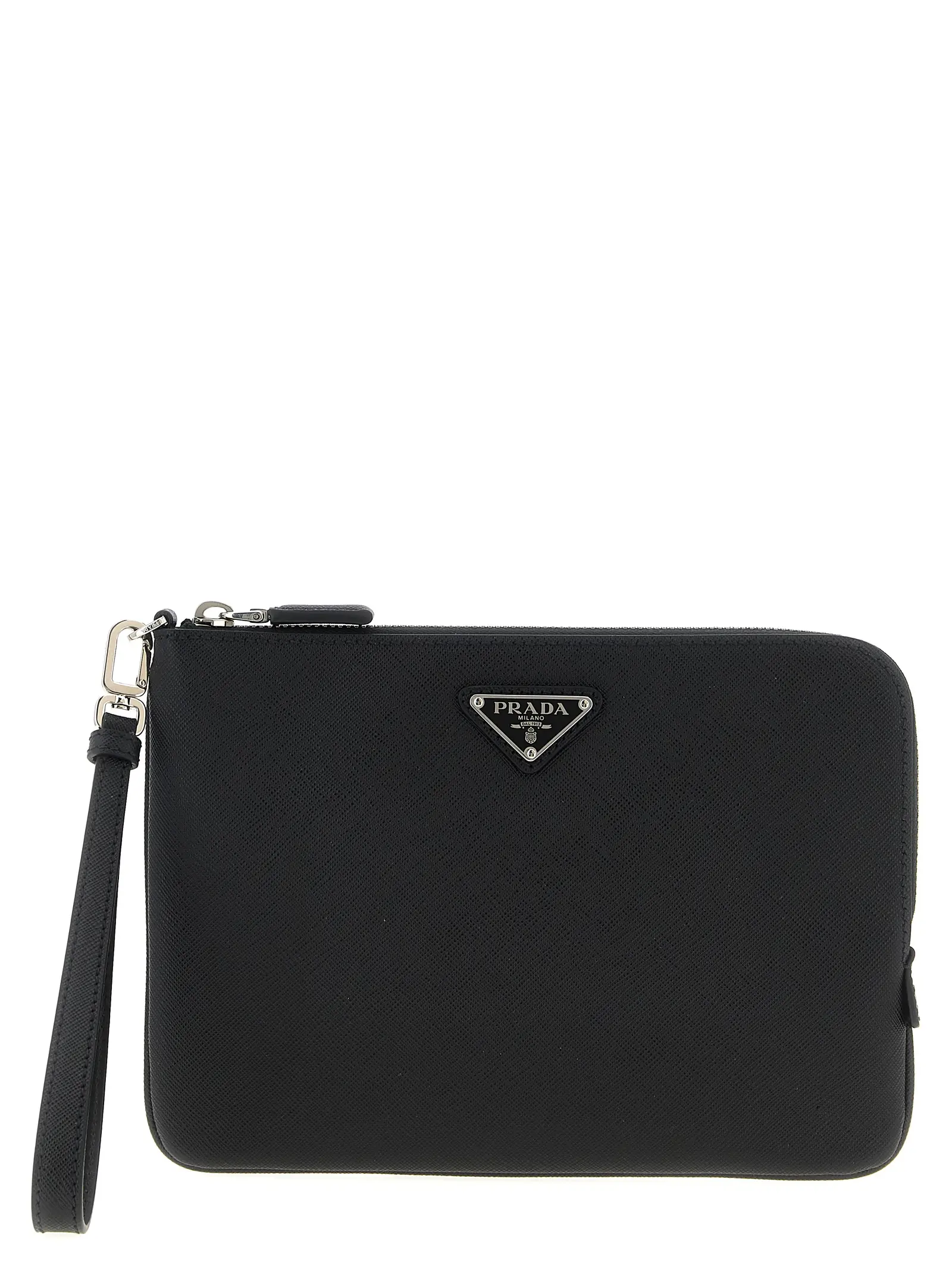Клатч Prada Saffiano Чорний 1 Saffiano clutch PRADA Black