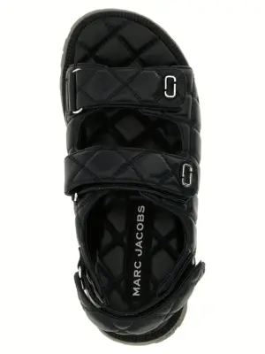 'The Quilted Sunny' sandals 100% lamb leather (Ovis aries) MARC JACOBS Black