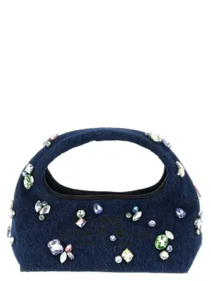 'The Gem Denim Mini Sack' handbag MARC JACOBS Blue