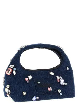 'The Gem Denim Mini Sack' handbag 2P5HSC051H03495 MARC JACOBS Blue