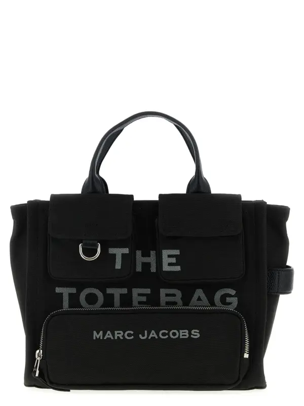 'The Cargo Canvas Medium Tote' handbag MARC JACOBS Black