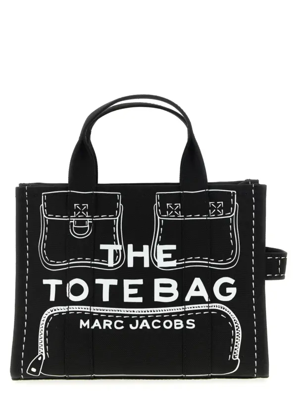 'The TrompeL'Oeil Cargo CanvasMedium' handbag MARC JACOBS Black