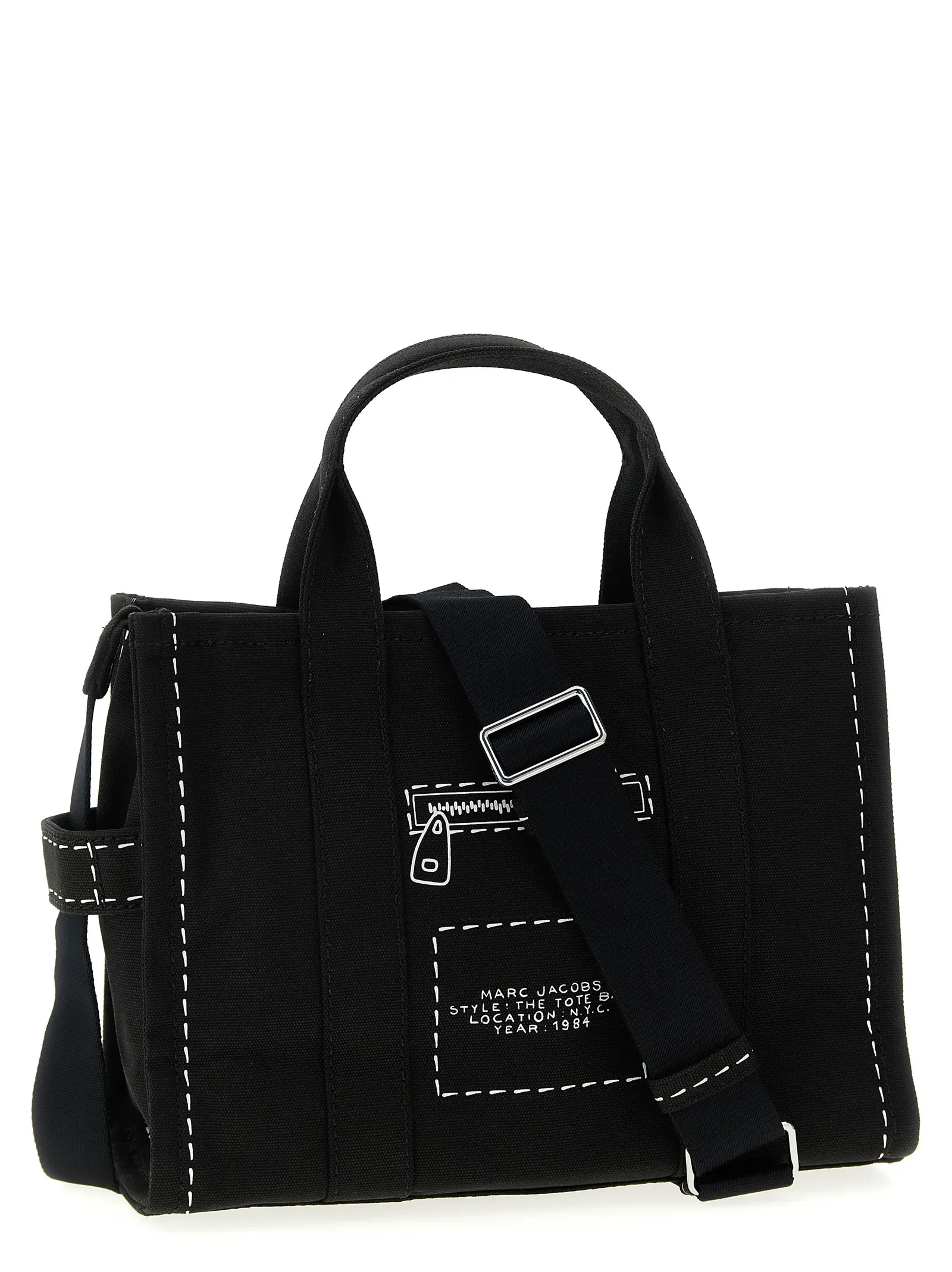 Сумка Marc Jacobs The TrompeL'Oeil Cargo Canvas Medium Чорна 2 'The TrompeL'Oeil Cargo CanvasMedium' handbag 2P5HTT023H03001 MARC JACOBS Black