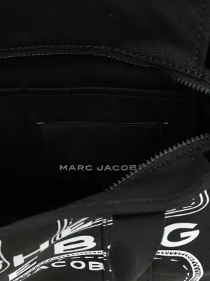 'The TrompeL'Oeil Cargo CanvasMedium' handbag 100% cotton MARC JACOBS Black