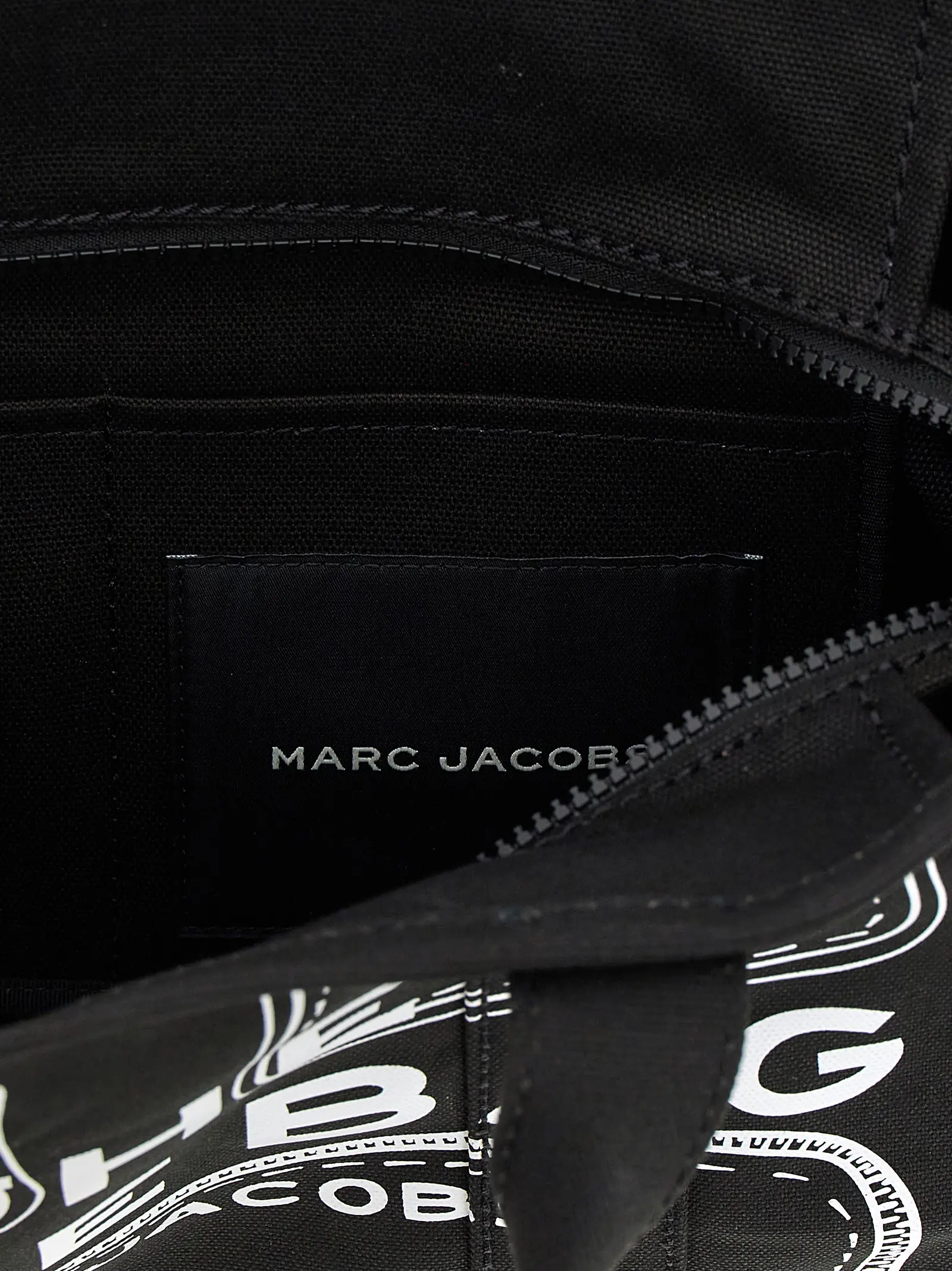 Сумка Marc Jacobs The TrompeL'Oeil Cargo Canvas Medium Чорна 4 'The TrompeL'Oeil Cargo CanvasMedium' handbag 100% cotton MARC JACOBS Black