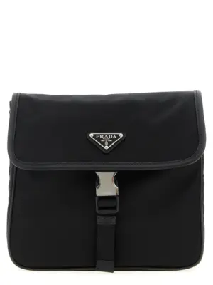 Nylon shoulder strap PRADA Black