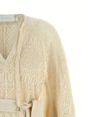 'Coco Pointelle Lace' dress Woman ZIMMERMANN Beige