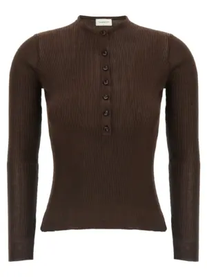 '20' Silk sweater MAGDA BUTRYM Brown
