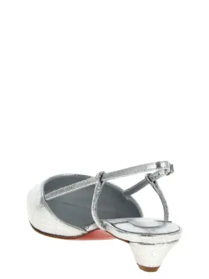 'Miss Z' slingback Woman CHRISTIAN LOUBOUTIN Silver