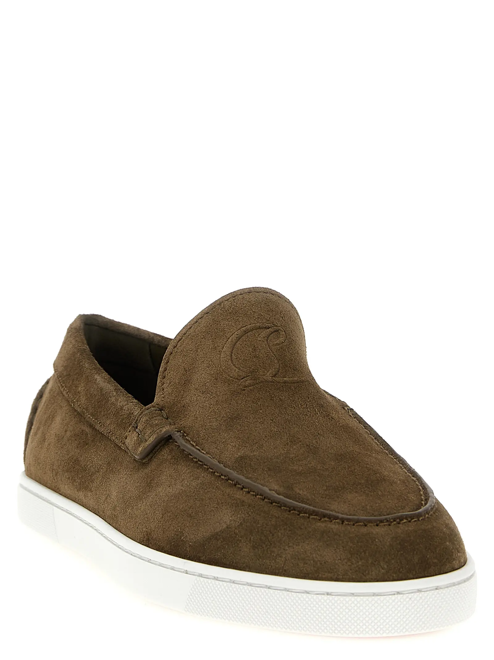 Лофери Christian Louboutin Moonboat Коричневі 2 'Moonboat' loafers 3250652E448 CHRISTIAN LOUBOUTIN Brown