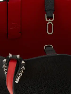 'Cabata' mini shopping bag 100% calfskin leather (Bos Taurus) CHRISTIAN LOUBOUTIN Black