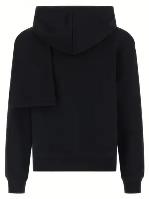 Hoodie and scarf 325JHO047JS02349999 COURREGES Black