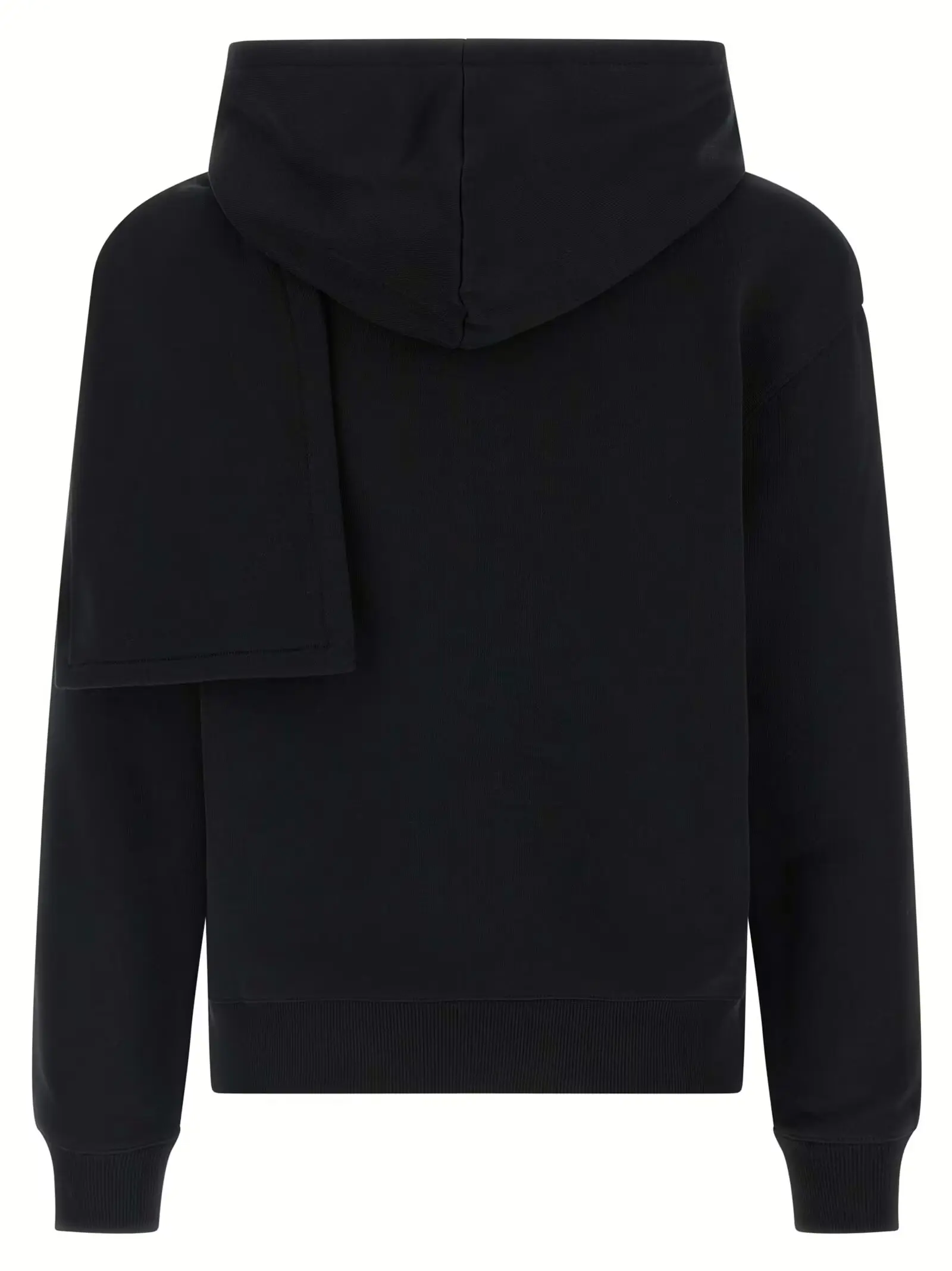 Худі зі шарфом Courreges Чорний 2 Hoodie and scarf 325JHO047JS02349999 COURREGES Black