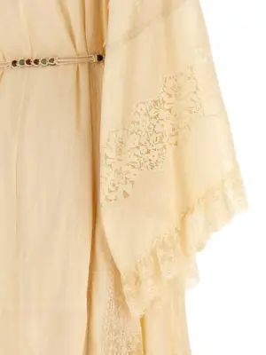 'Rihannon Lace' dress 100% cotton ZIMMERMANN White