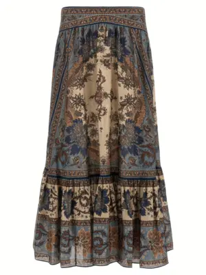 'Ascension' skirt ZIMMERMANN Multicolor