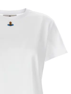'Orb Peru' T-shirt Woman VIVIENNE WESTWOOD White