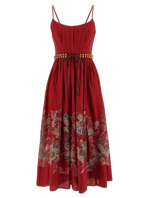 'Rhiannon' dress ZIMMERMANN Red