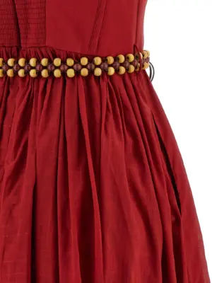 'Rhiannon' dress 100% cotton ZIMMERMANN Red
