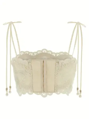 'Rhiannon' top 4245TSS251IVO ZIMMERMANN Beige