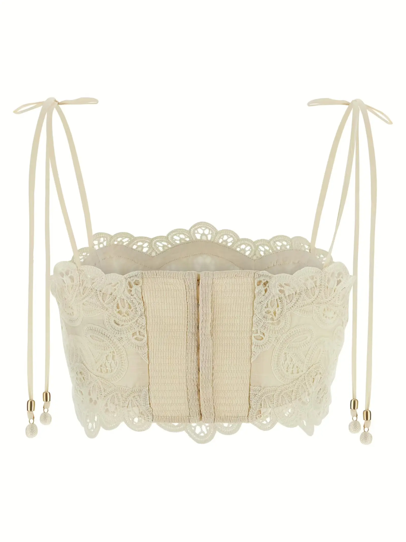 Топ Rhiannon Zimmermann Бежевий 2 'Rhiannon' top 4245TSS251IVO ZIMMERMANN Beige