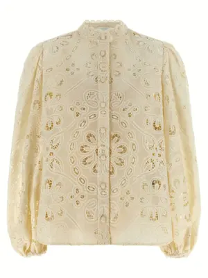 'Rhiannon' blouse ZIMMERMANN Beige
