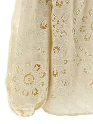'Rhiannon' blouse 100% polyester ZIMMERMANN Beige