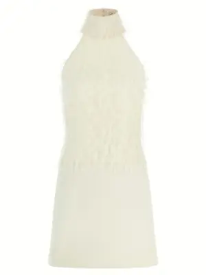Fils coupés insert dress COURREGES White