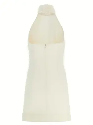 Fils coupés insert dress 425CRO714AC00310079 COURREGES White