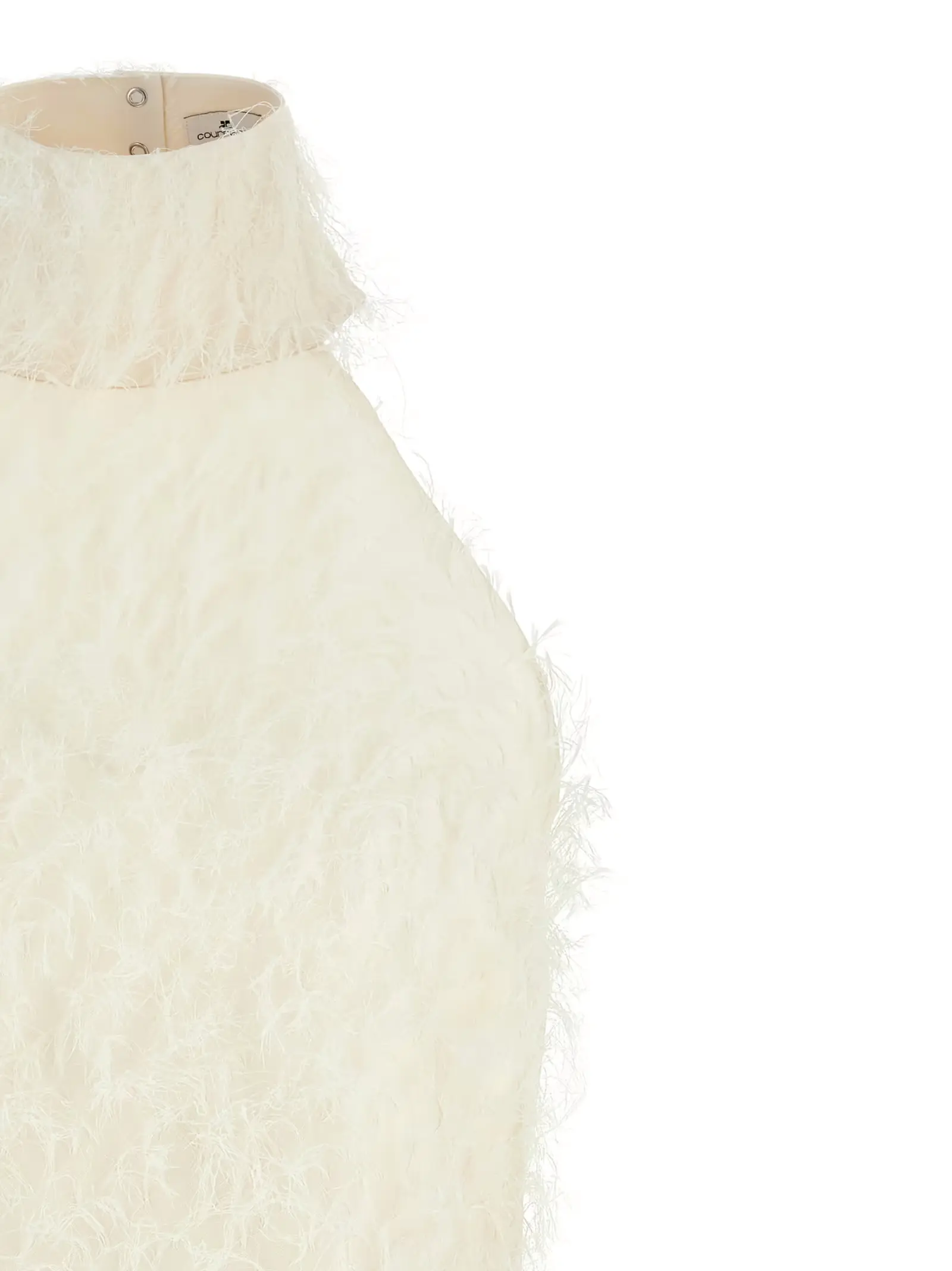 Сукня з вставкою Fils coupés Courreges Біла 3 Fils coupés insert dress Woman COURREGES White