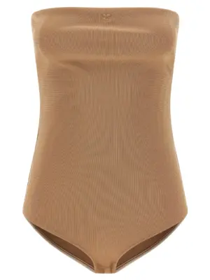 Lingerie bustier bodysuit COURREGES Beige