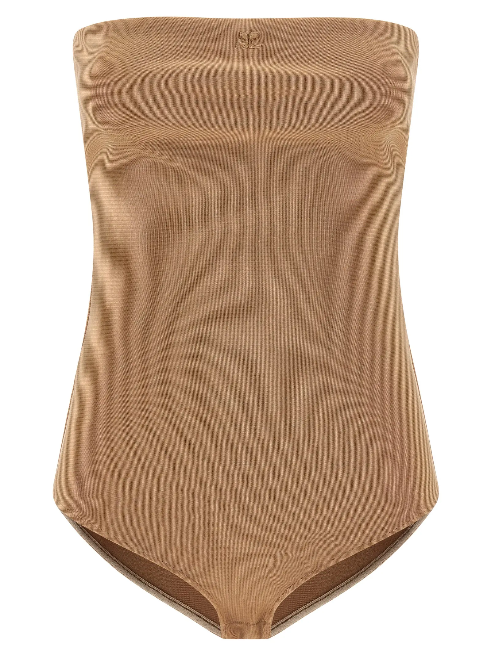 Боді-бюстьє Courreges Бежеве 1 Lingerie bustier bodysuit COURREGES Beige