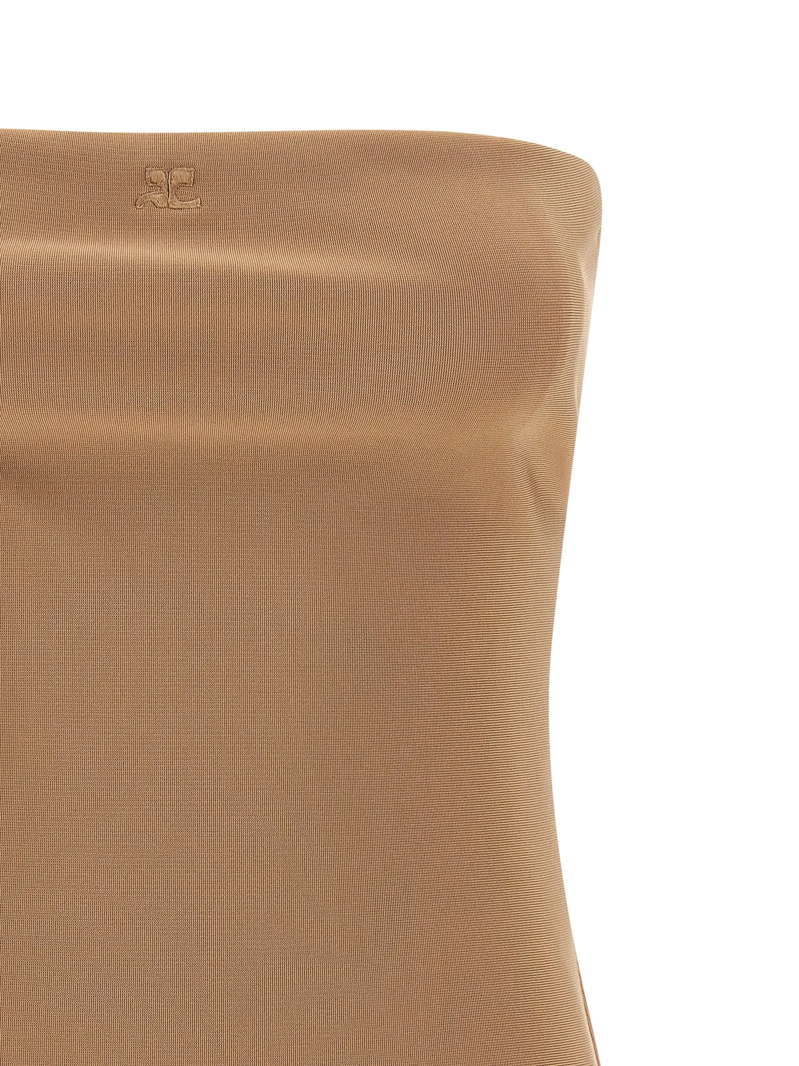 Боді-бюстьє Courreges Бежеве 3 Lingerie bustier bodysuit Woman COURREGES Beige