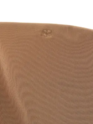 Lingerie bustier bodysuit 86% viscose 10% polyamide 4% elastane COURREGES Beige