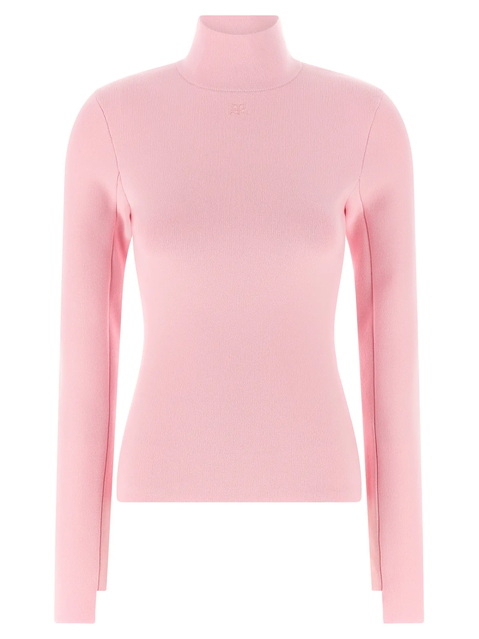 Светр Courreges Interlock viscose Рожевий 1 Interlock viscose sweater COURREGES Pink