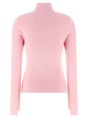 Interlock viscose sweater 425MPU260FI00015011 COURREGES Pink