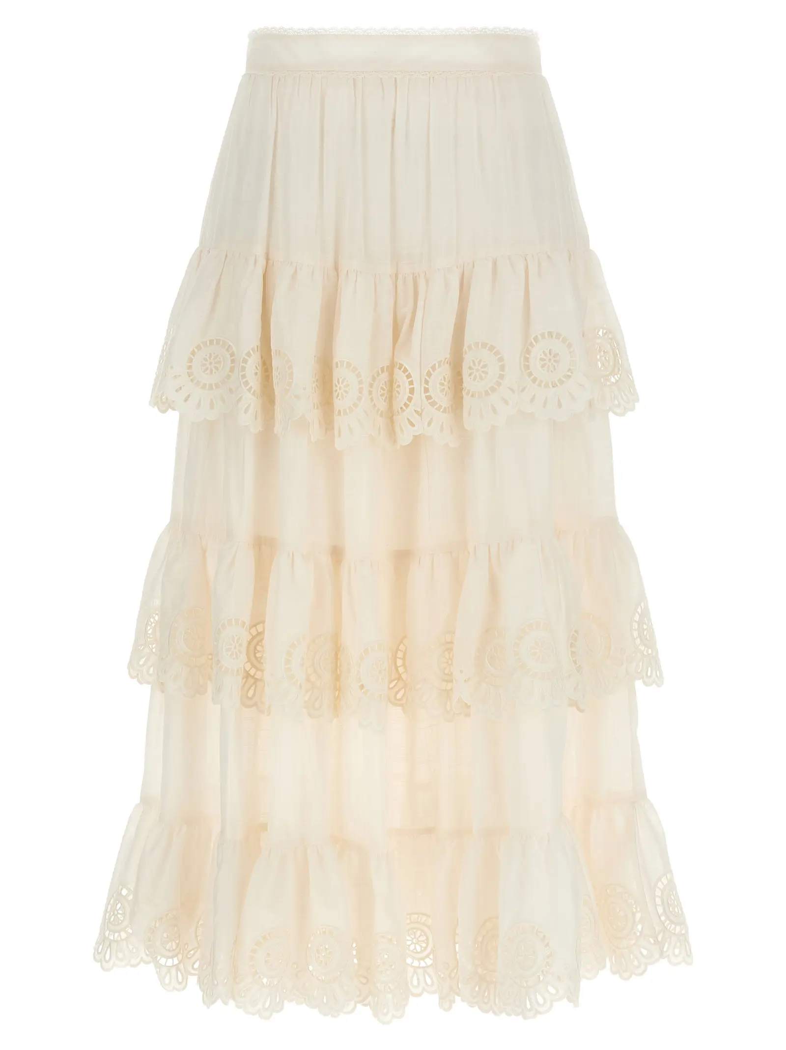 Спідниця Zimmermann Lucky Біла 1 'Lucky' skirt ZIMMERMANN White