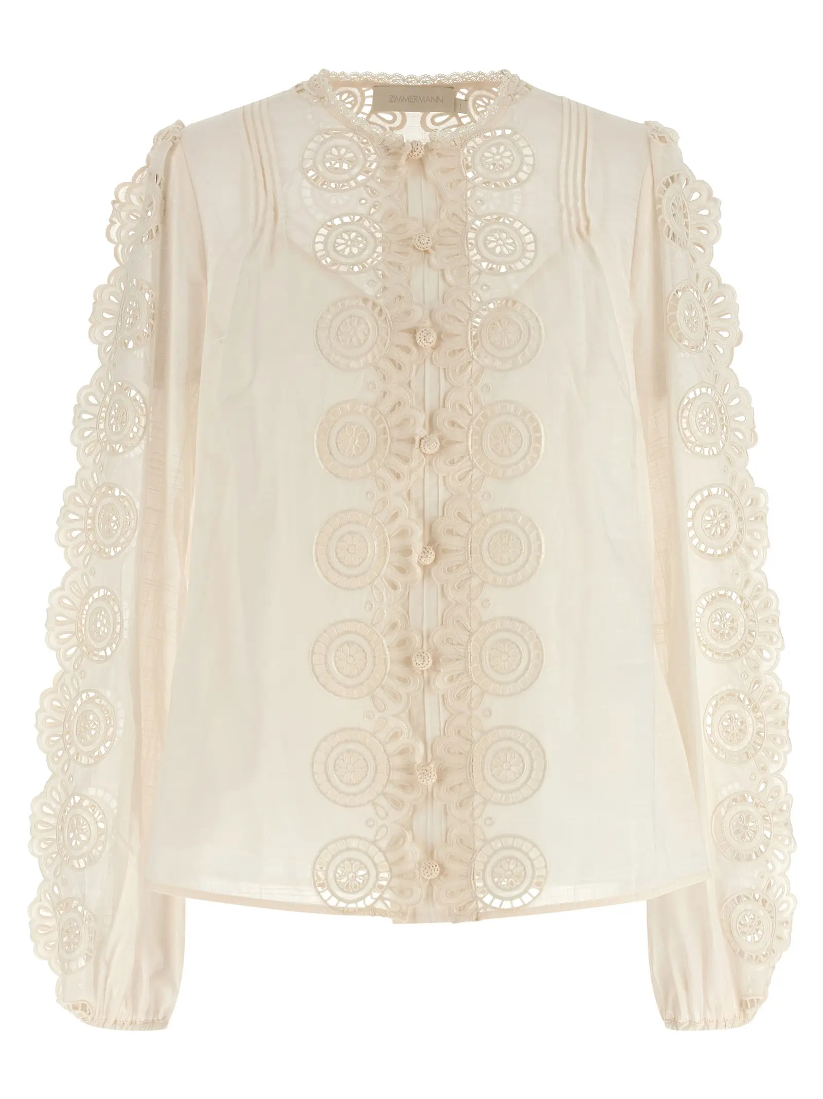 Блузка Zimmermann Lucky embroidered Біла 1 'Lucky' embroidered blouse ZIMMERMANN White