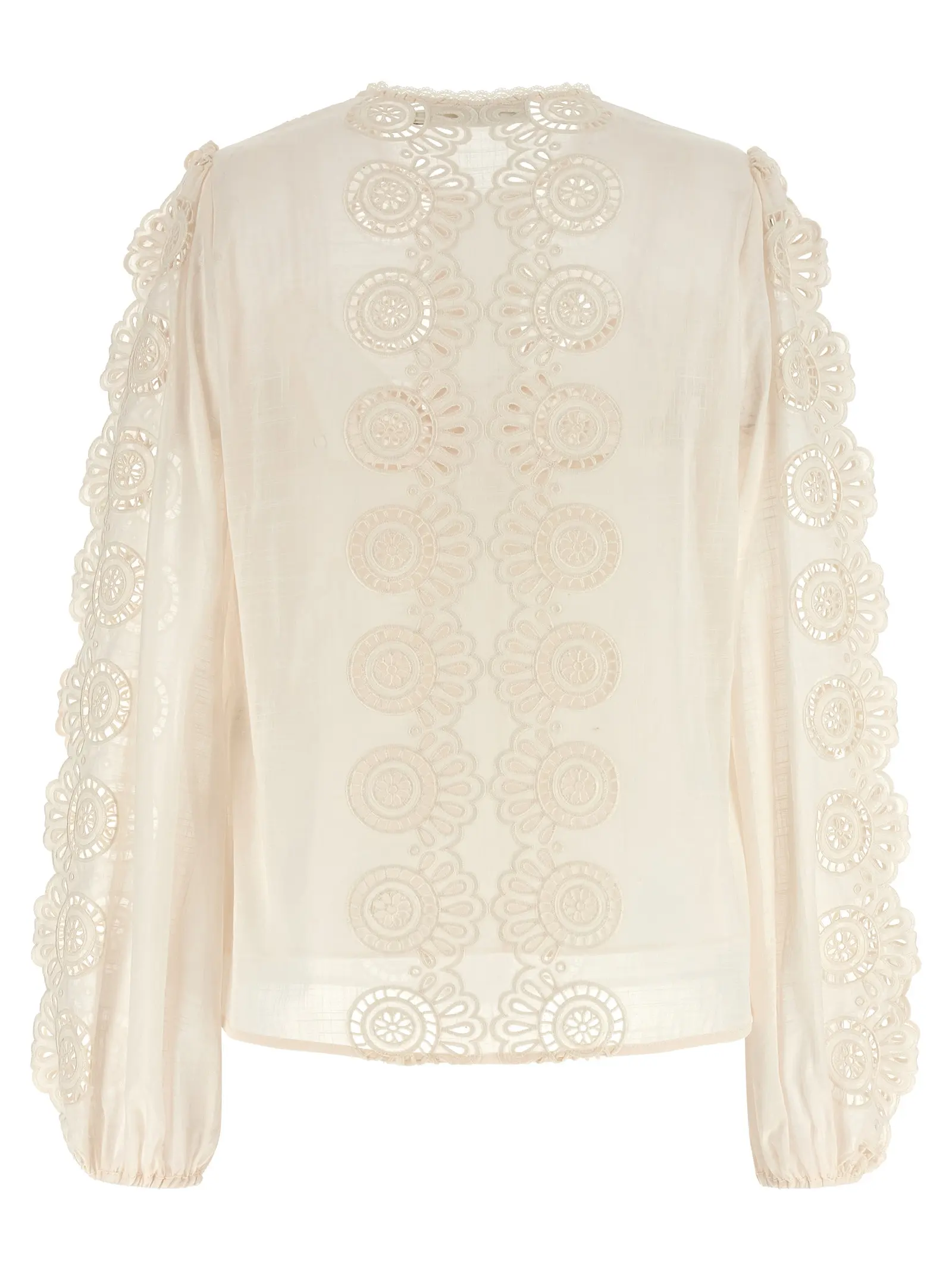 Блузка Zimmermann Lucky embroidered Біла 2 'Lucky' embroidered blouse 4287TSS252IVO ZIMMERMANN White