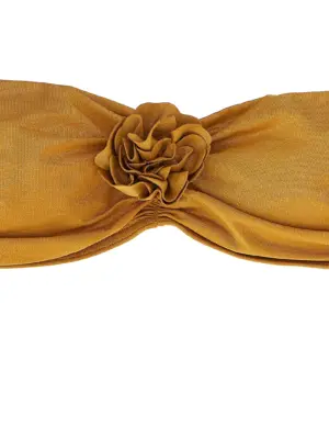 'Lucky Bandeau Flower' bikini Woman ZIMMERMANN Beige